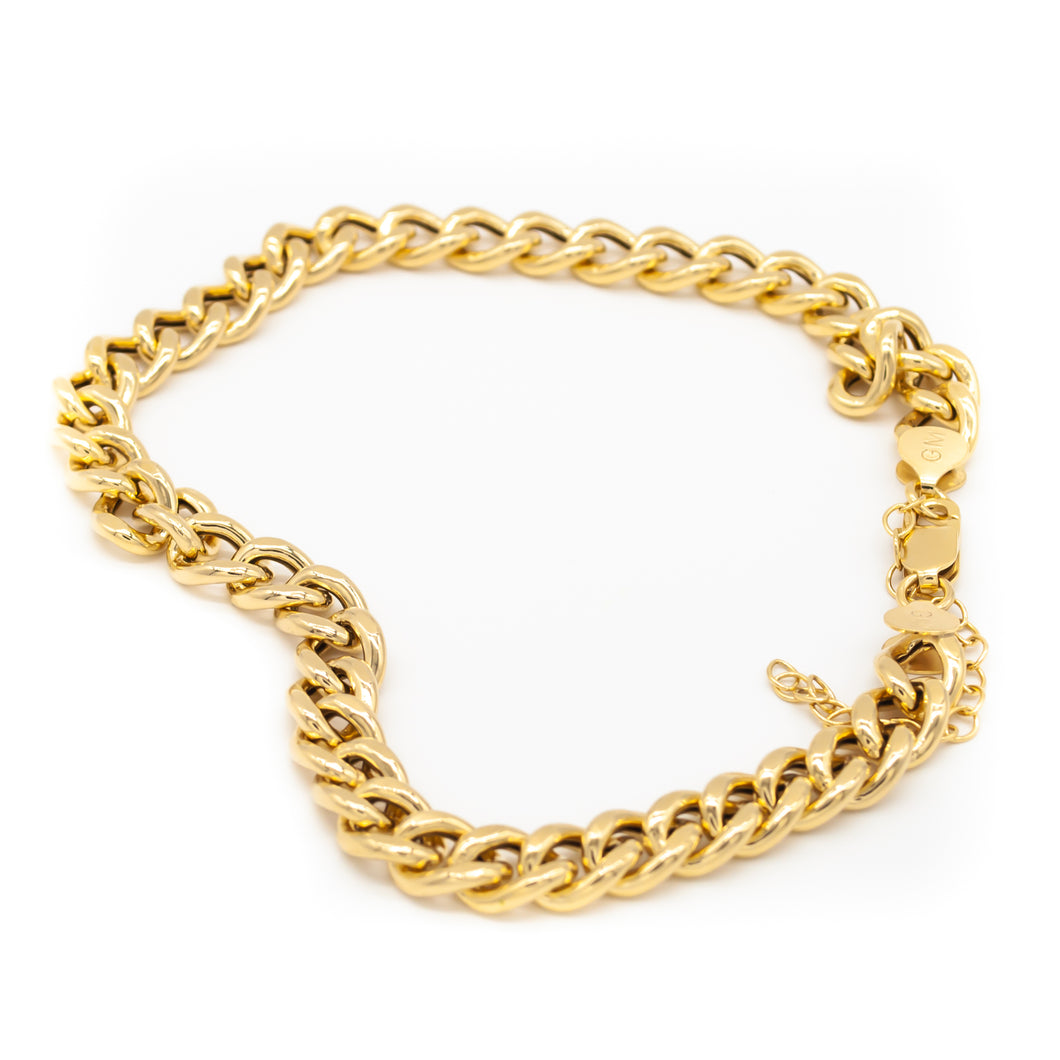 Gold Cuban-Link Choker