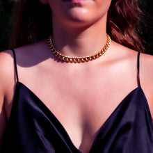 Load image into Gallery viewer, Gold Cuban-Link Choker
